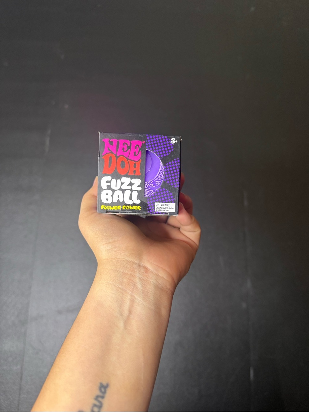 Fuzz Ball Sensory Toy - Purple